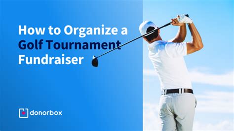 how to organize a golf outing fundraiser|A Step.